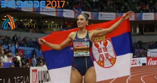 ZAVRŠENO DVORANSKO ATLETSKO EP U BEOGRADU: Ivana Španović, superiorno do zlata, zamalo svetski rekord