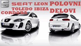 POLOVNI DIJELOVI SEAT ŠABAC LEON IBIZA TOLEDO CORDOBA BEOGRAD