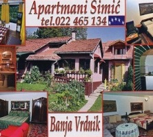 APARTMANI SIMIĆ BANJA VRDNIK FRUŠKA GORA