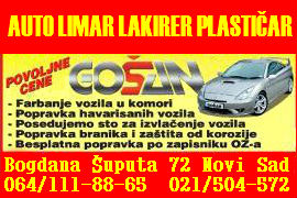 AUTO LIMAR LAKIRER PLASTIČAR NOVI SAD AUTO SERVIS GOŠAN