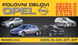 POLOVNI DIJELOVI AUTO OTPAD OPEL RAĐEVAC ŠABAC