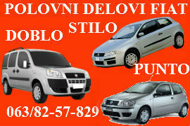  POLOVNI DIJELOVI FIAT PUNTO CLASSIC DOBLO STILO BIJELJINA OSIJEK BANJA LUKA