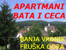 PRIVATNI SMJEŠTAJ APARTMANI BATA I CECA BANJA VRDNIK FRUŠKA GORA