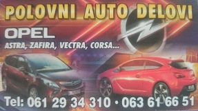 AUTO OTPAD POLOVNI DIJELOVI OPEL KRAGUJEVAC SMEDEREVO BEOGRAD