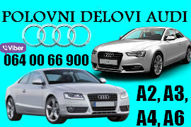 POLOVNI DIJELOVI AUDI A2 A3 A4 A6 PODGORICA BANJA LUKA SARAJEVO BUDVA BAR