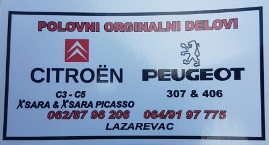 POLOVNI DJELOVI PEŽO CITROEN NOVI SAD BEOGRAD PEUGEOT OSIJEK BANJA LUKA BIJELJINA